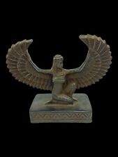UNIQUE ANTIQUE ANCIENT EGYPTIAN Statue Stone Goddess Isis Winged Good Health picture