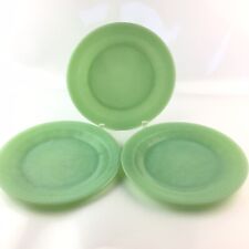 Lot of 3 MCM FIRE KING #8 Ovenware Green Plates 9