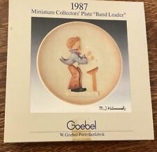 1987 Minature Collectors Plate GOEBEL, “Band Leader” picture