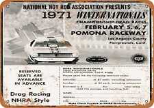 Metal Sign - 1971 NHRA Winternationals - Vintage Look Reproduction picture