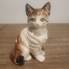Vintage 1950's Porcelain Figurine  Japan YOKO BOEKI ??? Cat Green Eyes picture