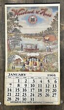 WEISBROD & HESS, Oriental Brewery, Philadelphia, PA, 1905 Beer Calendar picture