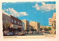 Postcard Klamath Falls Oregon Unposted Vintage Souvenir Downtown picture