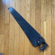 Antique R. Groves & Sons Hand Saw 24” Sheffield England Steel Tool - Disston picture