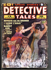 DETECTIVE TALES Aug 1936-POPULAR PUBS--Weird Menace crime pulp picture