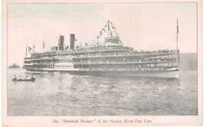 Hudson River Steamer Washington Irving Flags 1905 1910 NY  picture