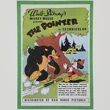 The Pointer Postcard Disney Pluto Mickey Mouse Museum Bear RKO Radio Pictures picture