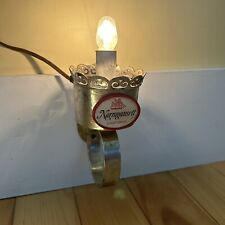 Vtg Vintage Narragansett Lager Beer Bar Light Candle 60s 70s Wall Breweriana picture