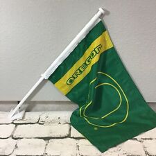 University Of Oregon Ducks House Flag Green Yellow Outdoor Banner picture