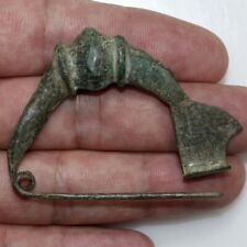 Ancient Italian bronze violin shape fibula brooch circa 1000-800 BC-Massive picture
