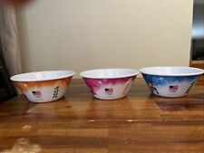 NEW SET OF 3 KELLOGG'S 2014 WINTER OLYMPICS CEREAL BOWLS picture