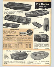 1957 PAPER AD Tonka Cedar Fishing Boat Vio Holda Continental Outboard Motor picture