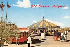 Postcard AZ: Old Tucson, Merry Go Round, Arizona, 4x6 picture