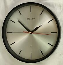 Maritime Seiko Ships Wall Clock, Vintage Industrial, Nautical Salvage, Original picture