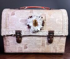Vintage Bohemian Metal Lunch Box / Purse - Shabby Chic / Hippie - One of a Kind picture