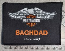 Vintage Harley Davidson BAGHDAD Since 2003 New Cloth Patch Authentic picture
