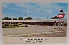 Vintage Postcard Loveland Colorado Hiway Motel US 34  picture