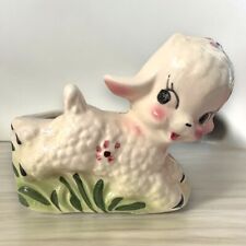 Anthropomorphic Vintage Lamb Sheep Planter American Bisque Company Air Plants picture