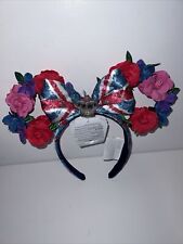 2022 Disney Parks Epcot MINNIE EARS United Kingdom QUEEN OF THE KINGDOM NEW picture