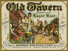 Old Tavern Lager Beer Label 9