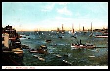 KAPPYS  VINTAGE CIRCA 1907 HARBOR MARBLEHEAD MASS USED  PC13 picture