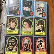 1977 Star Wars Topps Complete Set (Series 1-5) With All 55 Stickers Nice picture