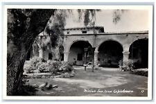 c1940's Mission San Juan Capistrano Bell Orange County CA RPPC Photo Postcard picture