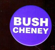 2000 George W. BUSH CAMPAIGN pinback + CHENEY old Classic 2000 LOGO Pin picture