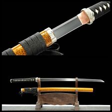 All hand made HANDMADE TAMAHAGANE Steel Full Tang Blade Katana Japanese Samurai picture