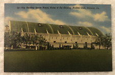 Post Card, Hershey Sports Arena, Hershey PA, linen, posted 1956 picture