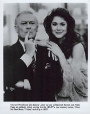 Over My Dead Body 1990 TV series Edward Woodward Jessica Lundy 8x10 inch photo picture