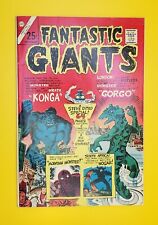 Fantastic Giants #24 Charlton Comics 1966 Konga Gorgo Monster Steve Ditko FN picture