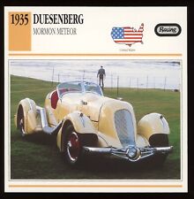 1935 Duesenberg Mormon Meteor  Classic Cars Card picture