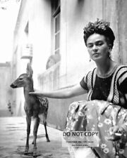 MEXICAN PAINTER FRIDA KAHLO AND PET DEER GRANIZO - 8X10 PHOTO (FB-968) picture