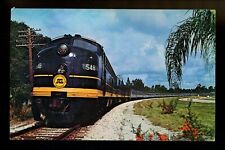 Train Railroad postcard Seaboard Coast Line Florida Special New York Miami picture