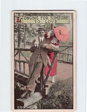 Postcard Longing For Someone To Love with Lovers Picture picture