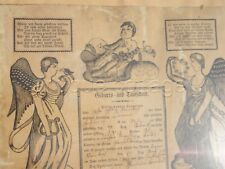 1811 1817 antique FRAKTUR GERMAN STEINBACH genealogy durham bucks co pa folk art picture
