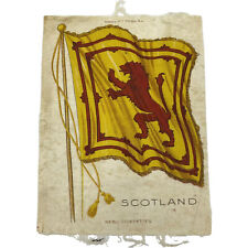 Atq NEBO CIGARETTES Tobacco Felt ROYAL BANNER OF SCOTLAND Flag Red Lion picture