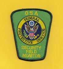 R14 FELT SECURITY FIELD MONITOR POLICE PATCH FPS GSA ICE FEDERAL TASKFORCE FBI picture