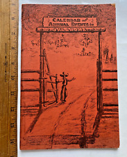 RARE 1938 Writers Work Project Booklet. Calendar of Events in Oklahoma. Thompson picture