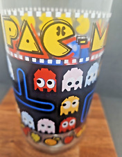 VINTAGE 1980 BALLY MIDWAY PAC MAN DRINKING GLASS UNUSED No Fading  picture
