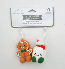Hallmark Better Together Gingerbread and Milk Magnetic Hallmark Ornaments picture