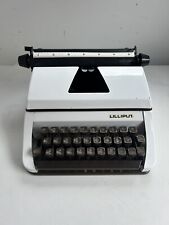 Junior Lilliput Mechanical Typewriter White Vintage Collectible picture