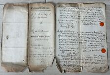 OCTOBER 1874 REAL ESTATE MORTGAGE CONTRACT asher cohen JEWISH CIVIL WAR lawyer picture