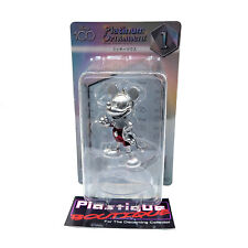  Disney Platinum Mickey Mouse Ornament #1 HAPPY KUJI LOTTERY 1OO JAPAN IMPORT  picture