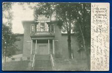 Lambertville New Jersey High School on Cottage Hill old postcard postmarked 1911 picture