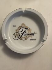 Vintage Ashtray Fairmont Hotel And Tower Atop Nob Hill Collectible Rare picture