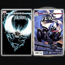 SET OF 2 ~ WHAT IF VENOM #5 ~ VARIANT SET ~ MARVEL MOON KNIGHT 2024 CB1541 picture
