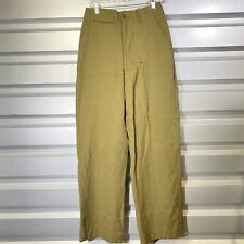 VTG 1940s WW2 US Army Pants Mens 28x32 Military Green Wool Serge Field Trouser picture