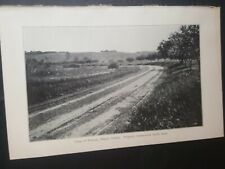 1913 photo plate ☆ old trail earth road Wolcott  town ☆ Wayne County New York picture